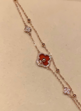 兮星泊 幸运灵蛇本命年十二生肖微镶锆石手饰系列 S925银 手链