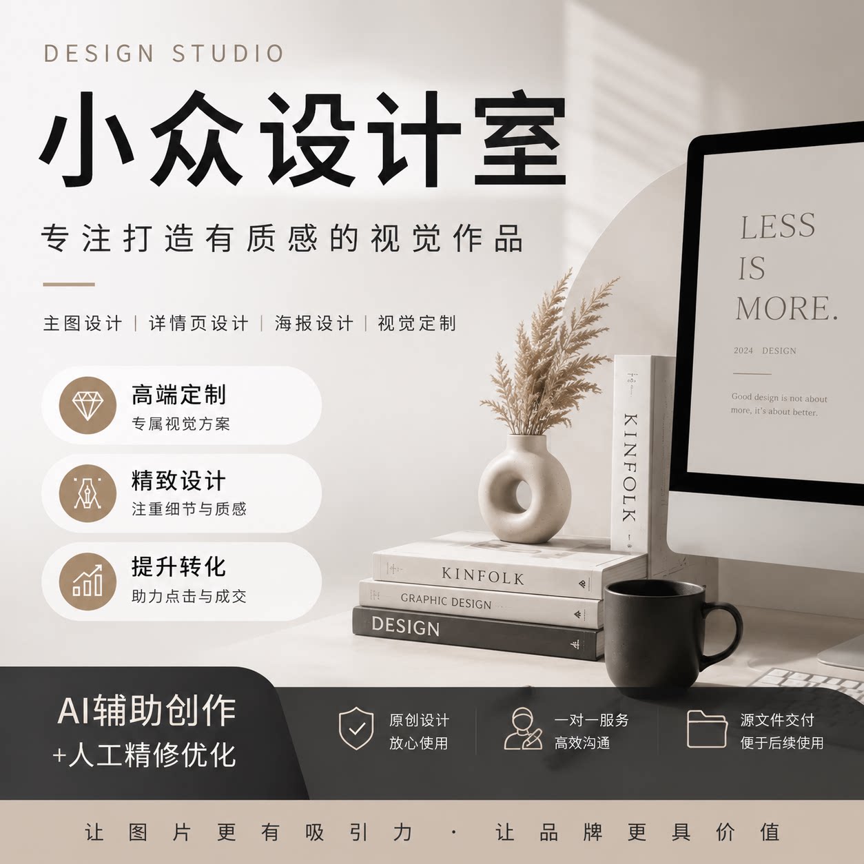 ai设计代出图制作产品做图模特平面广告设计