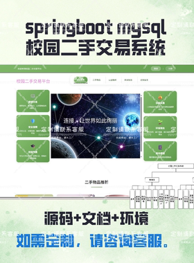 基于Java的校园二手物品交易系统vue源码springboot前后端分离