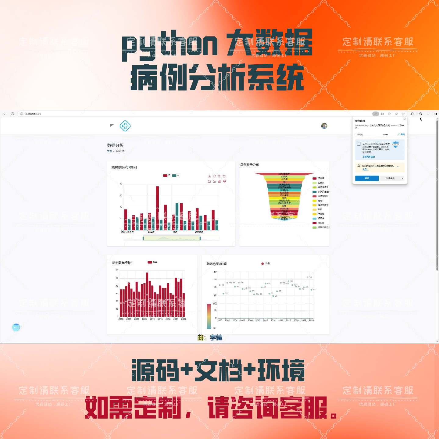 大数据的病例分析系统python