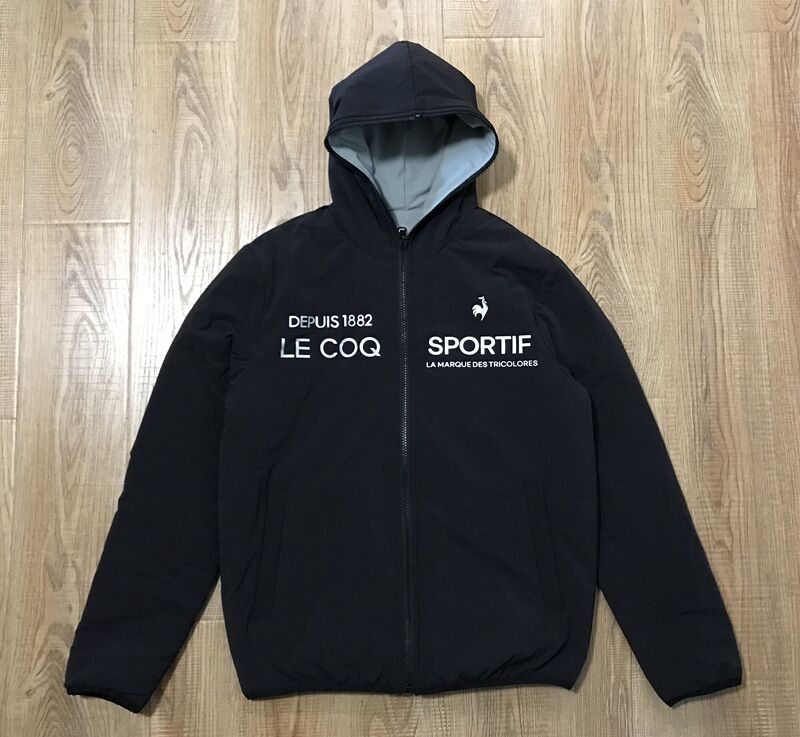 GJ高尔夫男装风衣外套双面穿夹棉