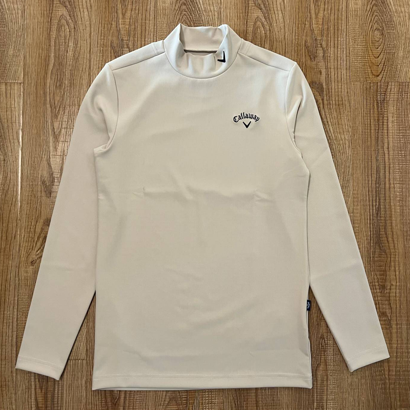 高尔夫男装长袖T暗竖纹速干内衣