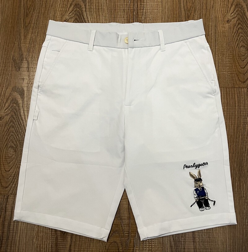 出口日韩高尔夫男装短裤时尚橡筋松紧腰修身弹力速干运动休闲球裤