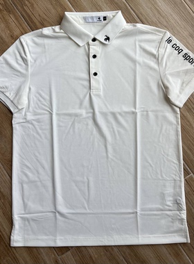 出口日韩高尔夫男装短袖T恤 简洁大方弹力细珠地速干透气球衣