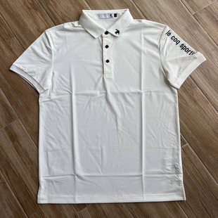 出口日韩高尔夫男装短袖T恤 简洁大方弹力细珠地速干透气球衣