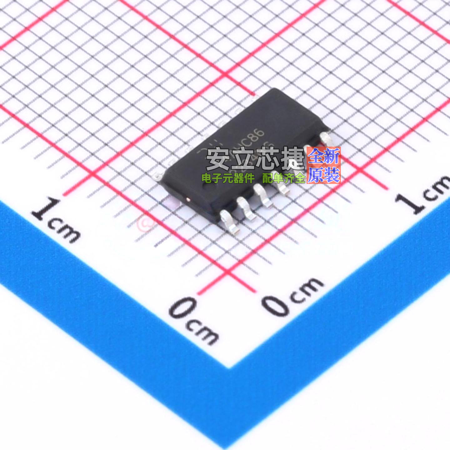 逻辑门 74AHC86S14-13 SO-14 DIODES(美台) 电子元件配单全新原装