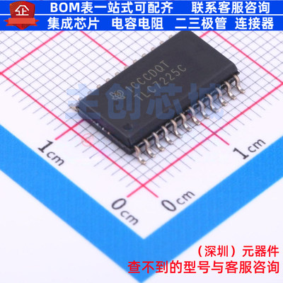 数模转换芯片DAC TLC7225CDWR SOIC-24 TI/德州 电子元件全新原装