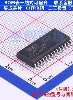 模数转换芯片ADC ADS774JU/1k SOIC-28 TI/德州 电子元件全新原装