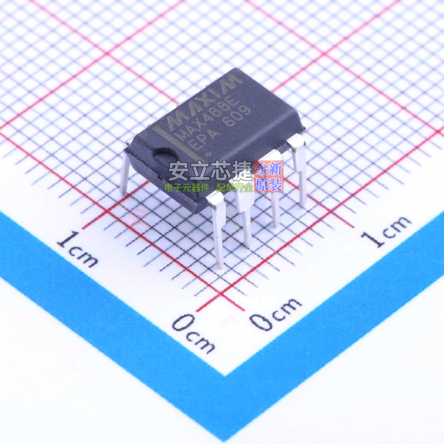 RS-485/RS-422芯片 MAX488EEPA+ DIP-8 MAXIM(美信) 电子元件配单