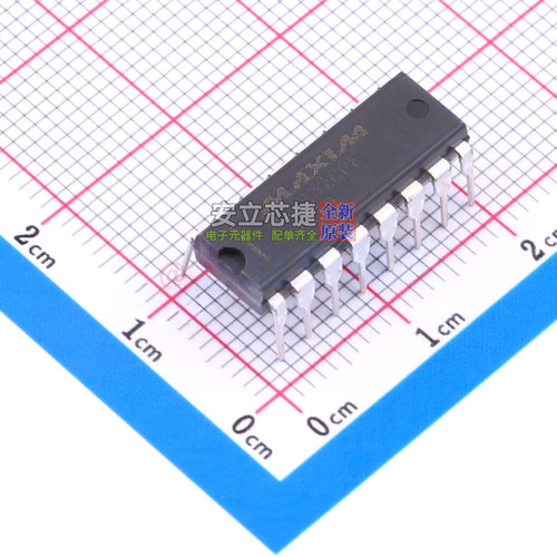 RS232芯片 MAX232CPE+ DIP-16 MAXIM(美信) 电子元件配单全新原装