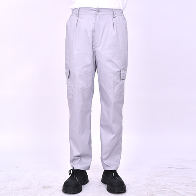 秋冬季浅灰色工作裤劳保裤