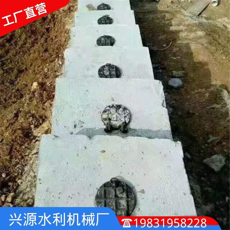 鱼塘小水库放水拍门 竖井排水盖 分级阶梯放水 斜卧管提拉闸铸铁