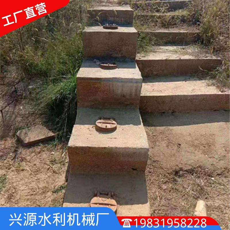 dn200山塘小水库阶梯排水闸150卧管放水阀 进水管道口提拉闸门100