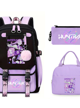 KPop Demon Hunters猎魔女团印花时尚儿童背包潮流学生书包