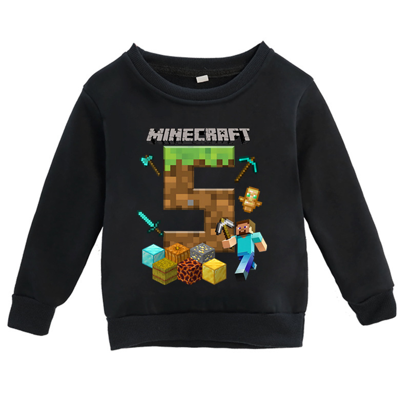 Minecraft儿童卫衣秋冬