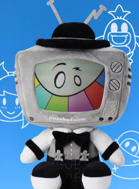 新款 SMG4 Mr. Puzzles Plush 拼图先生毛绒玩具公仔 玩偶