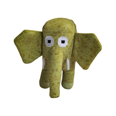 新品真游戏周边大象毛绒玩具