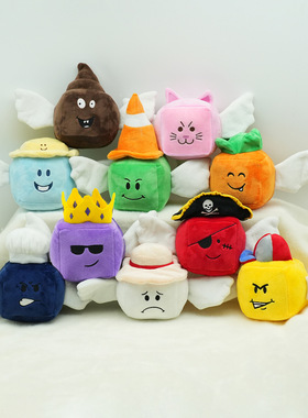 新品roblox lucky block plush幸运方块故事毛绒玩具玩偶公仔