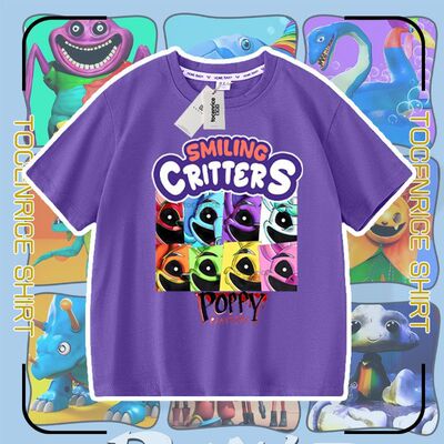 波比微笑小动物儿童夏装短袖