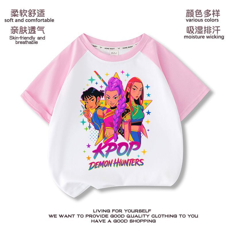 kpop猎魔女团周边T恤5
