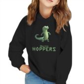 热销印花河狸变身计划儿童连帽衫 男女童春秋休闲卫衣 周边时尚