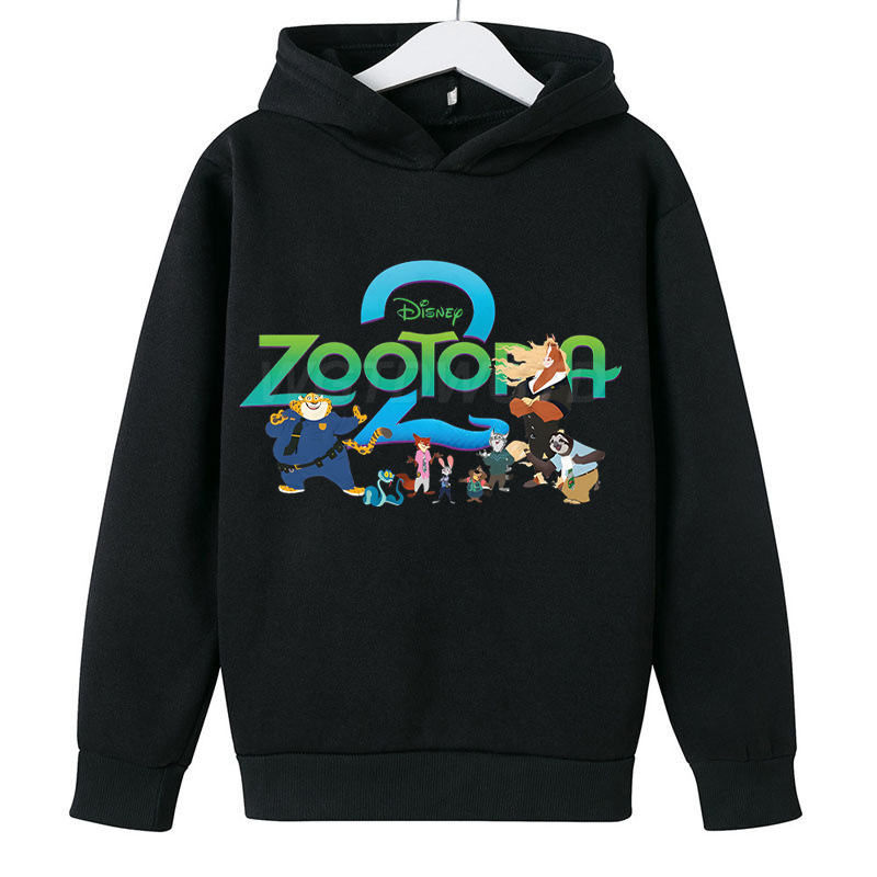 疯狂动物城儿童加绒卫衣