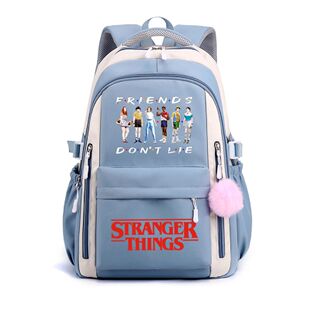stranger thing周边韩版书包初中小学生个性潮流百搭双肩包