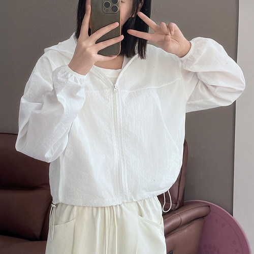 短款防晒衣女夏季宽松