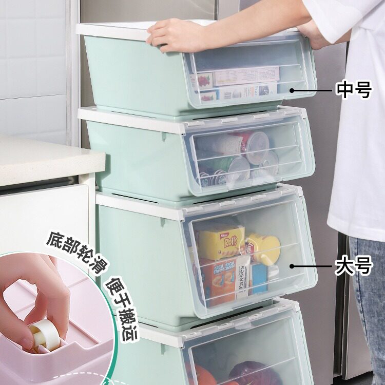 前开式儿童玩具收纳箱整