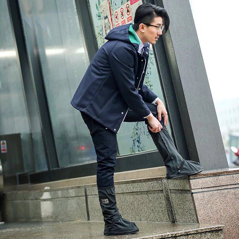 男式PVC防雨鞋套升级款经