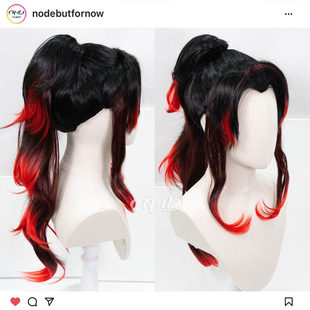 鬼灭之刃 ND家 岩胜 黑死牟 cos假发 继国缘一