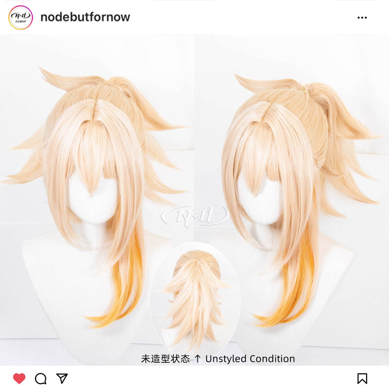 无需修剪！ND家宵宫造型款假发