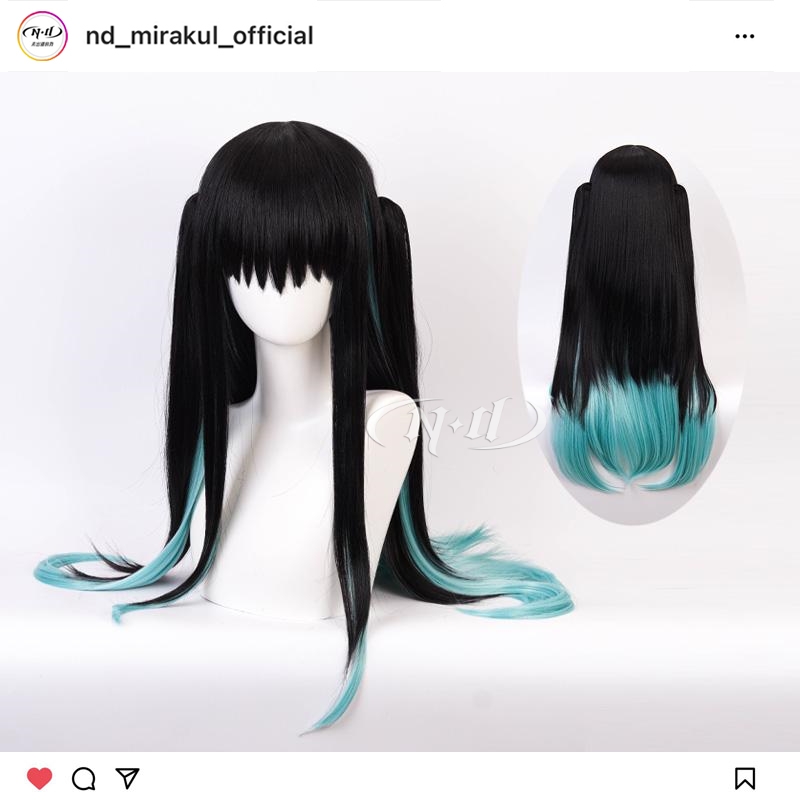 ND家】 时透无一郎 鬼灭之刃 角色款cos假发 直发虎夹