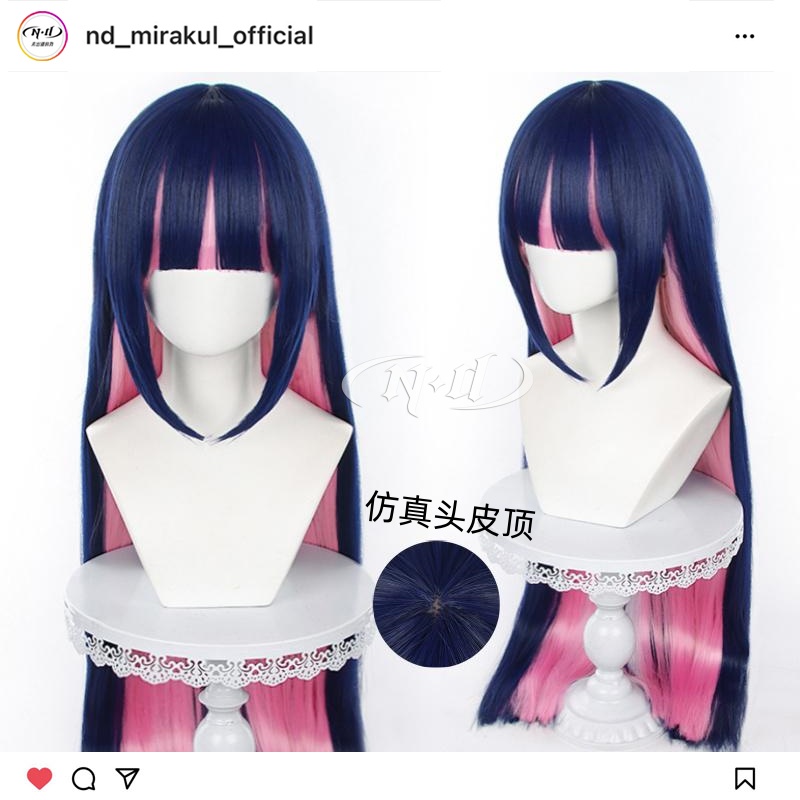 无需修剪！ND家】 史朵巾 Stocking 吊带袜天使 1米造型款cos假发