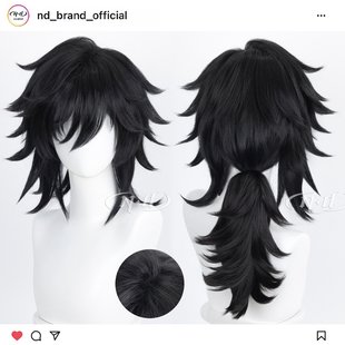 混玉米须加厚蓬松反翘易造型cos假发 鬼灭之刃 ND家 富冈义勇
