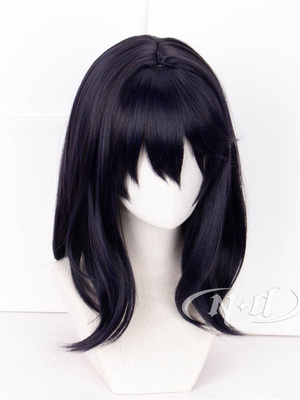 taobao agent No need to trim!ND home] Zongxiang Cao Tai Geya Journey Tour Lingya House Blue Black -shaped COS Wig