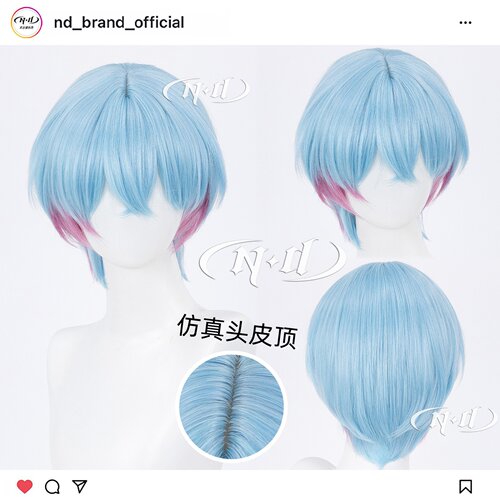 ND家】峰月律 BanG Dream!梦限大Mewtype 头皮 角色造型款cos假发