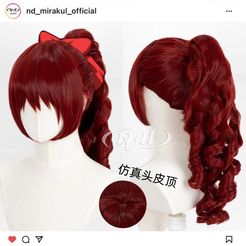 无需修剪!ND家】 芳泽霞 女神异闻录5 Persona5 造型款cos假发