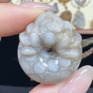 莲花满花平安扣