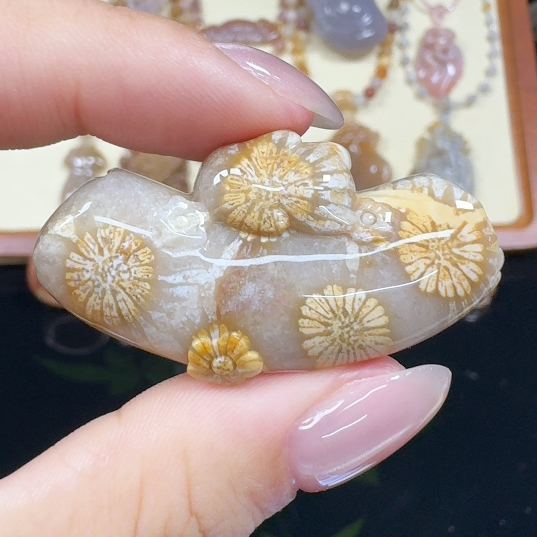 赞比大花 树桩小兔480漏300