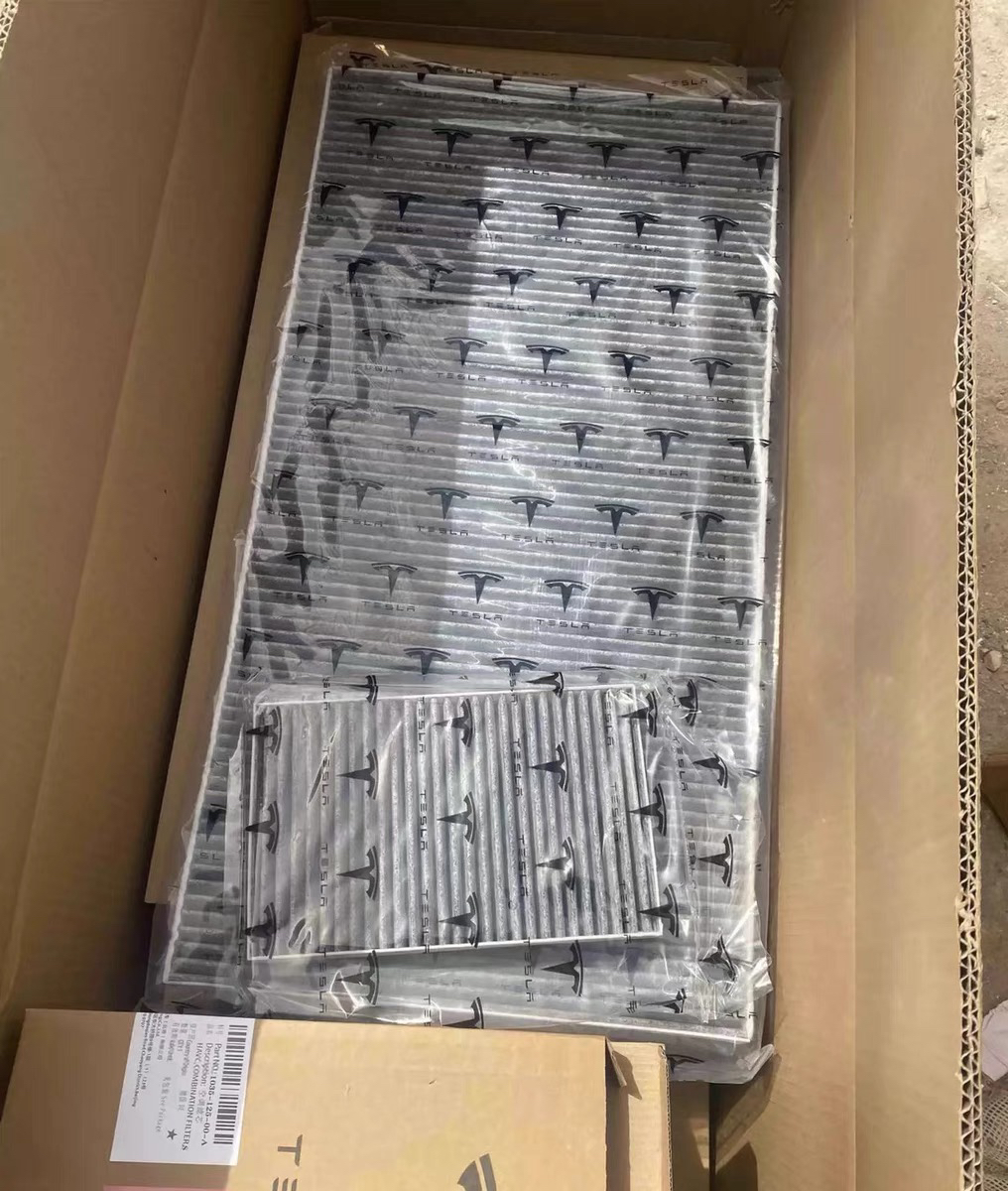 适配特斯拉Model X/S空调滤芯16-19款原车HEPA外置生化滤芯MODELX