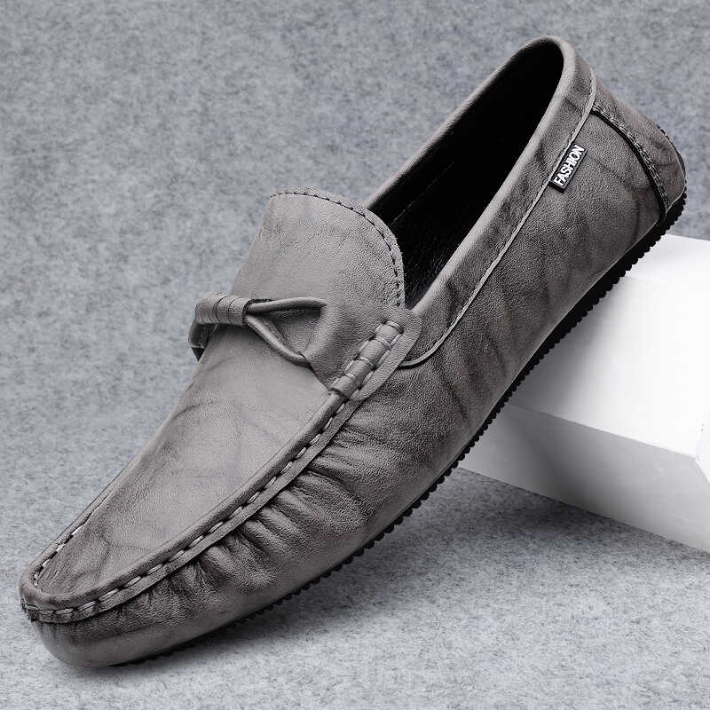 透气一脚蹬豆豆鞋英伦2025新款