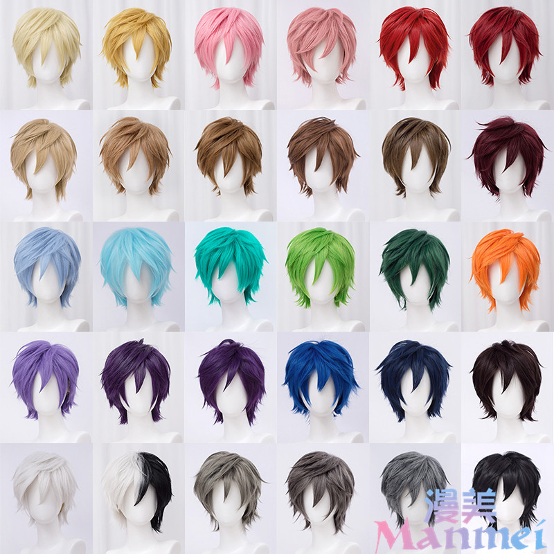 高温丝动漫正品毛假发假毛