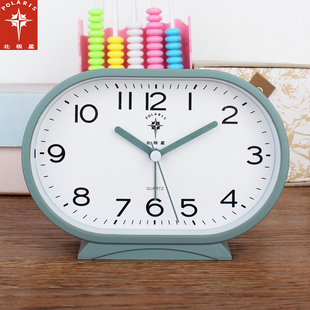 北极星钟表台式桌摆座钟轻奢客厅闹钟时学生时钟大字老人钟表正品