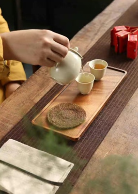 托盘餐具长方形木质日式
