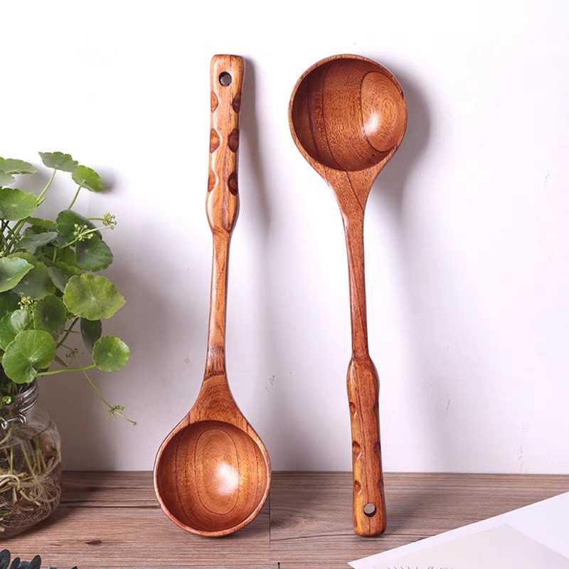 木勺子长柄大汤勺木汤勺家用大号日韩式勺子盛粥勺实木饭勺子,厨房/烹饪用具,汤勺,淘宝优惠券,粉丝福利购,淘宝优惠卷