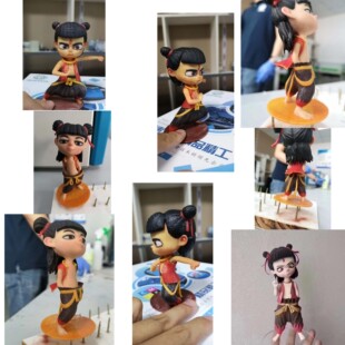 石膏陶瓷全彩3d打印手板模型人偶三维立体雕塑雕像高清环保韧性