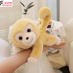 海利伟欢乐猴毛绒玩具小猴公仔创意趴趴猴玩偶男女生肖猴生日礼物
