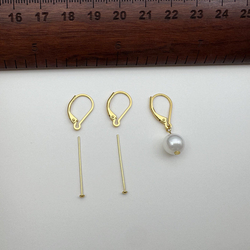 925纯银黄金色材料包防过敏diy
