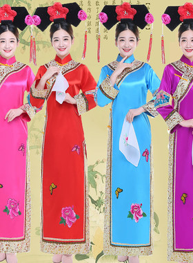 清朝满族古装女服装宫女甄嬛传
